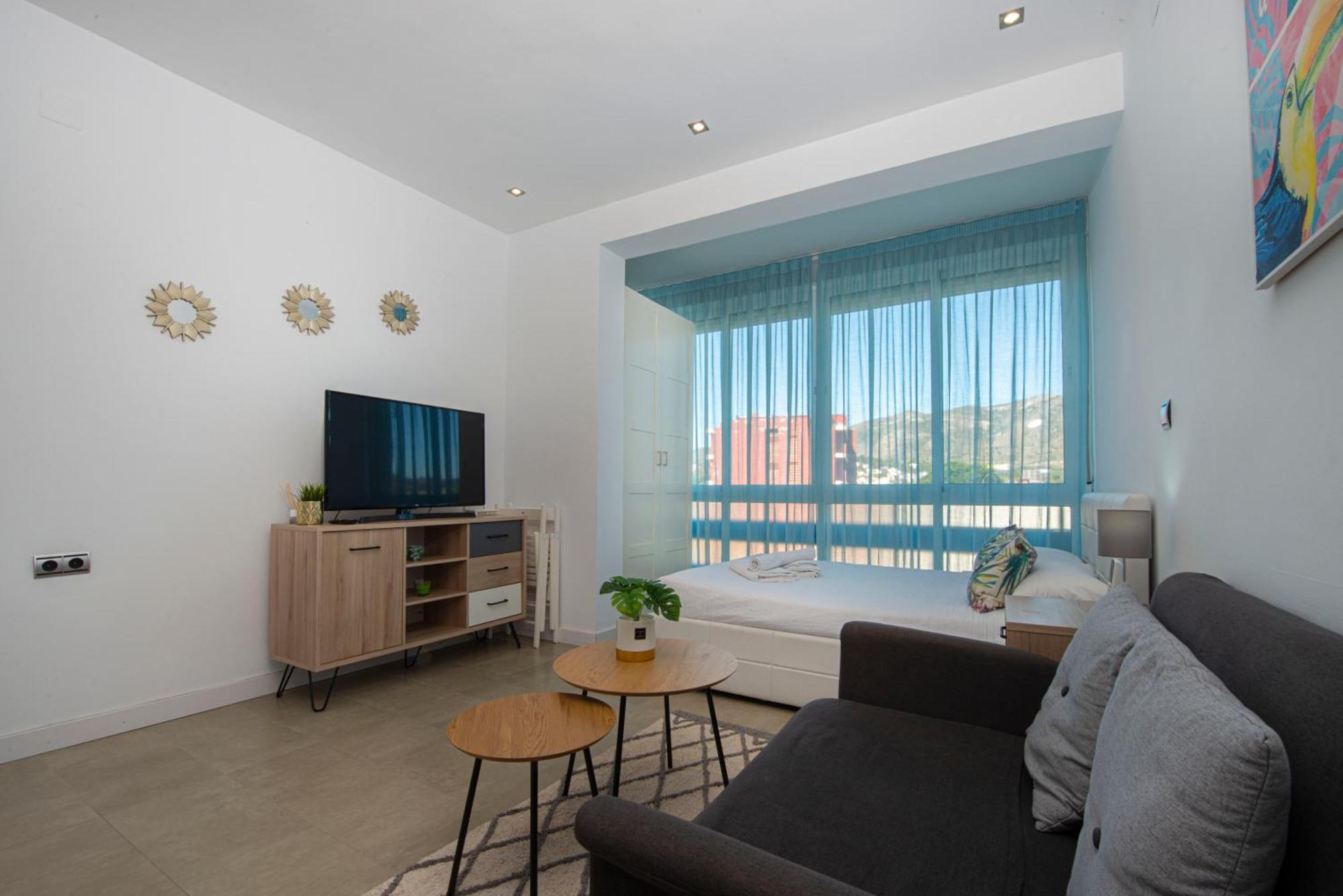 Estudio En Torremolinos Con Piscina Buitenkant foto