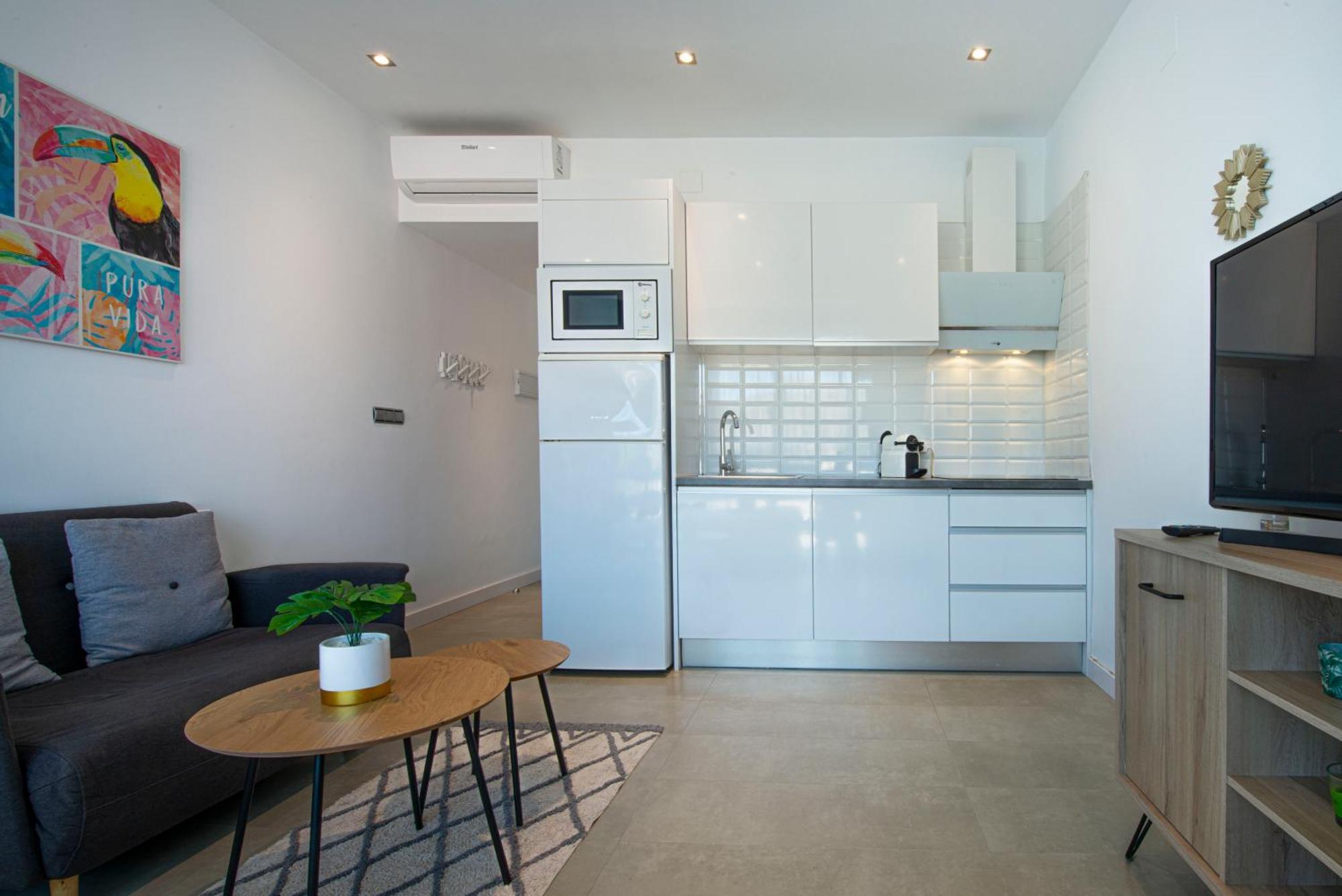 Estudio En Torremolinos Con Piscina Buitenkant foto